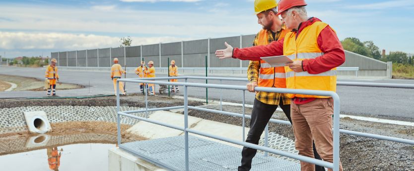 Ein Beispiel für Bauüberwachung, Ingenieurbüro Angenvoort + Barth in Krefeld