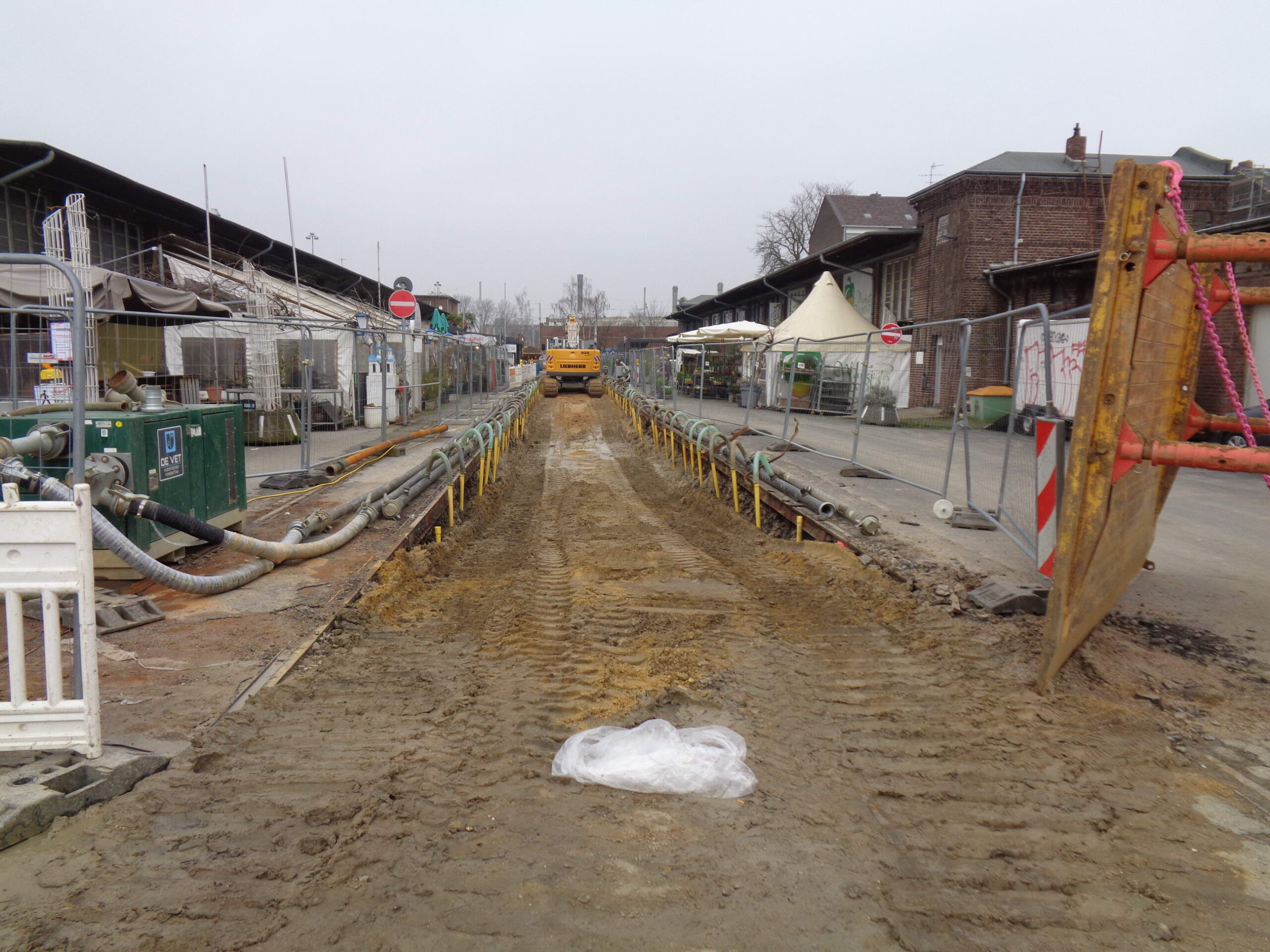 Entwässerungs-Projekt Grossmarkt in Krefeld vom Ingenieurbüro Angenvoort + Barth in Krefeld